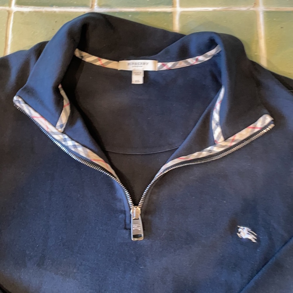 Burberry Black Half Zip - image 2